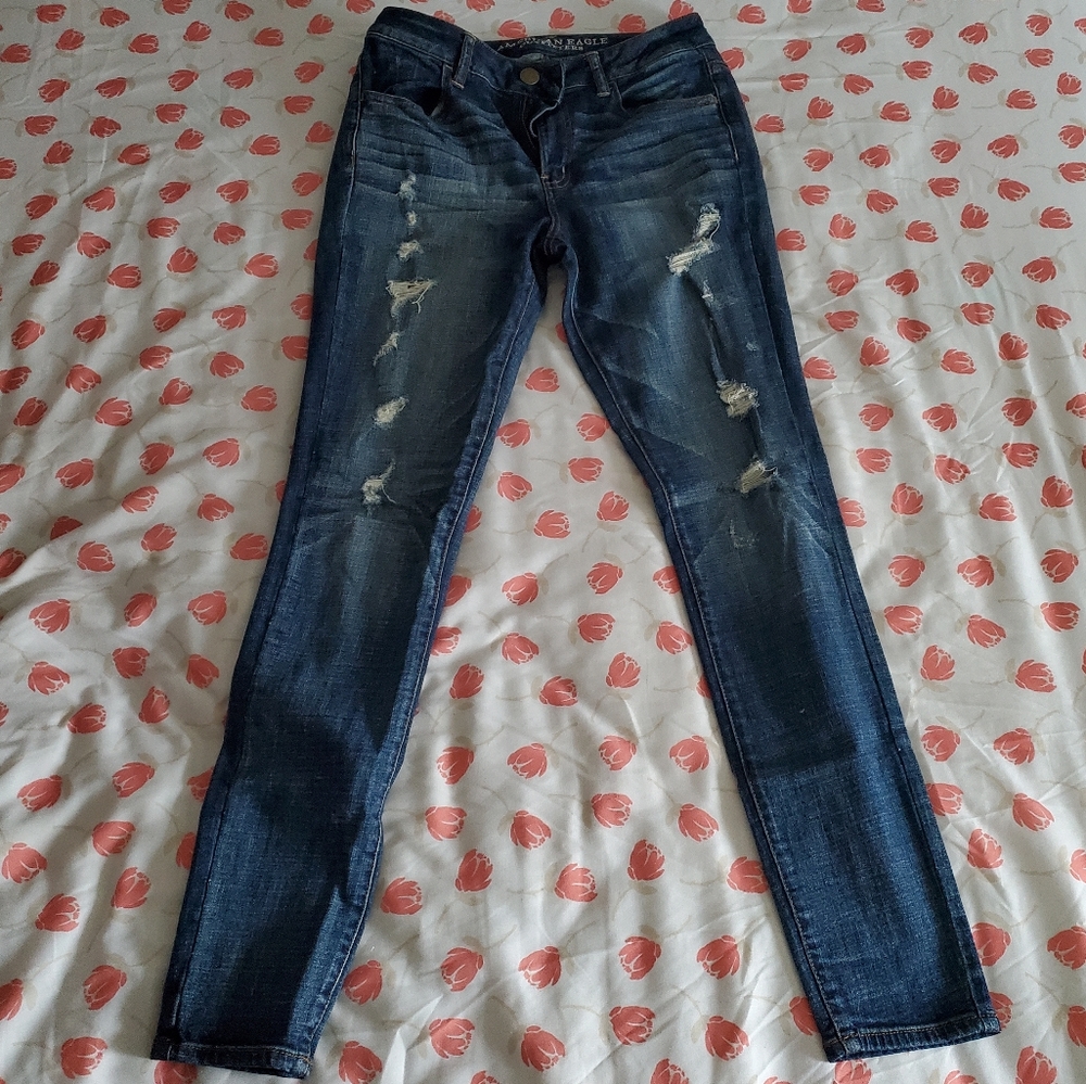 American Eagle Ripped Skinny Jeans